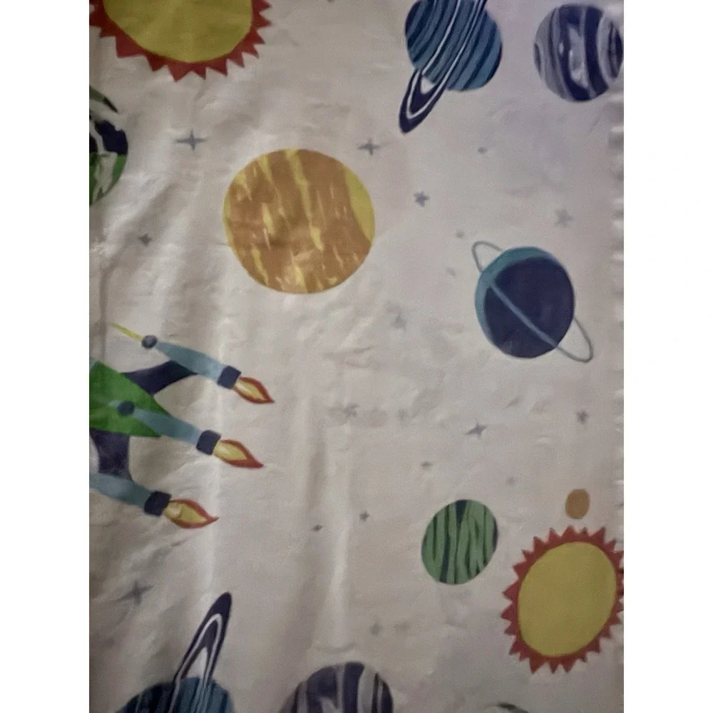 Pottery Barn Kids Solar System Flat Sheet Queen